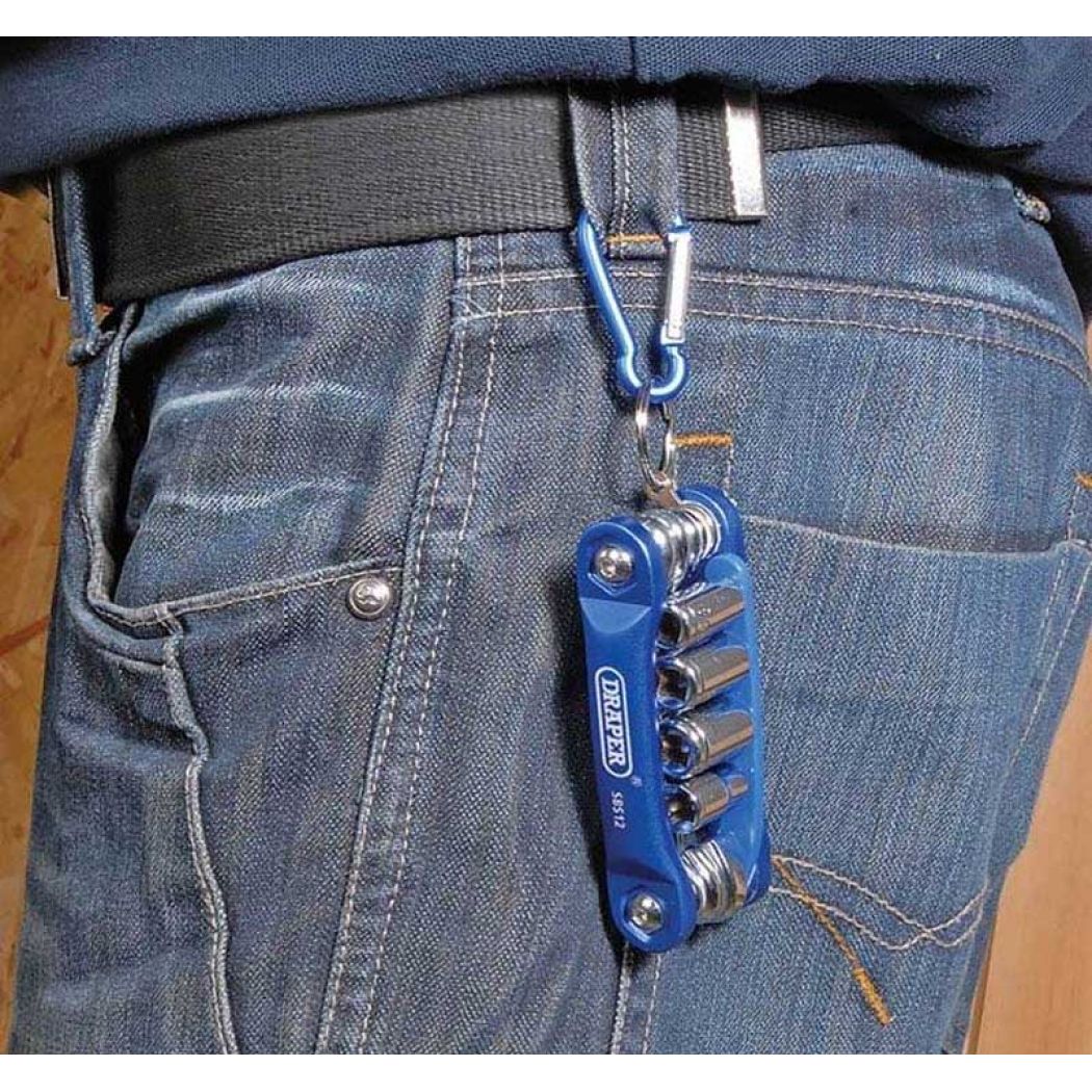 12in1 Foldable Socket And Screwdriver Bits Set